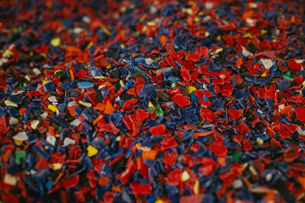 Regrind plastic material