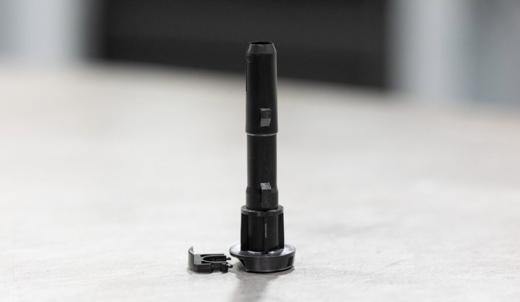 Automotive industry injection moulding component